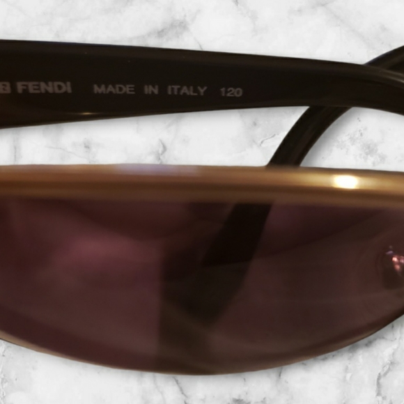 Fendi Vintage Designer Unisex fs 113 ebony Sunglasses *Prescription Lenses* - Picture 5 of 5